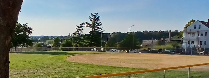 Photograph of a baseball field