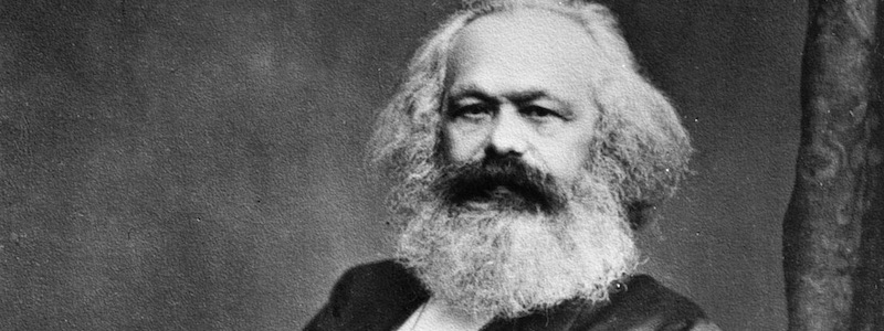 portrait of Karl Marx