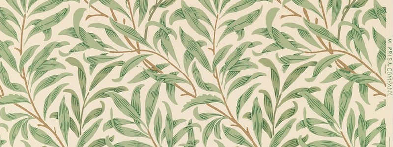 Willough Boughs, a textile design by William Morris